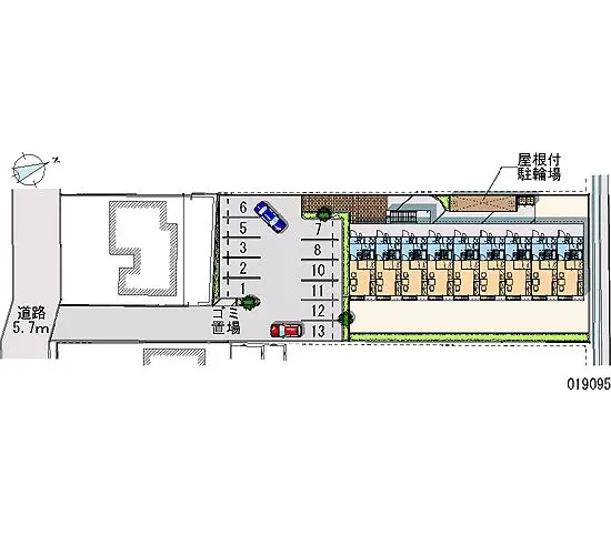 ★手数料０円★高砂市米田町塩市 月極駐車場